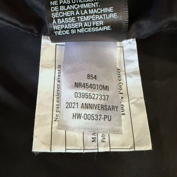 Zella Zip-Up Quilted Bomber Jacket Black Women's Medium Mock Neck Long-Sleeve - Picture 12 of 14